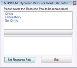 Dynamic Resource Calculator