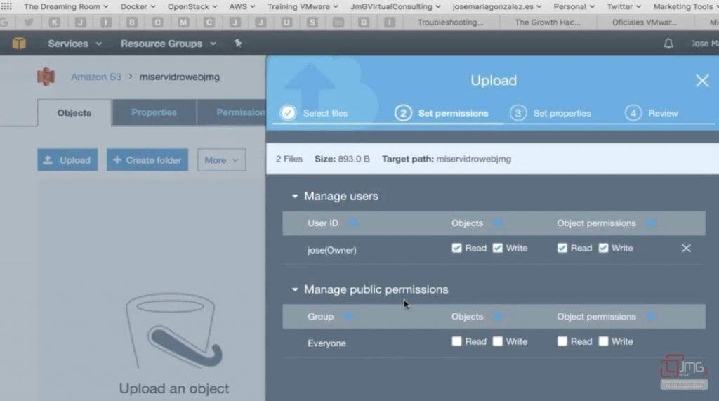 Amazon S3 Jose Maria Gonzalez